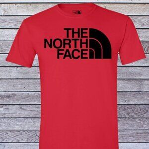 The North Face Half Dome Logo T-Shirt Men's Tee Red & Black - XL